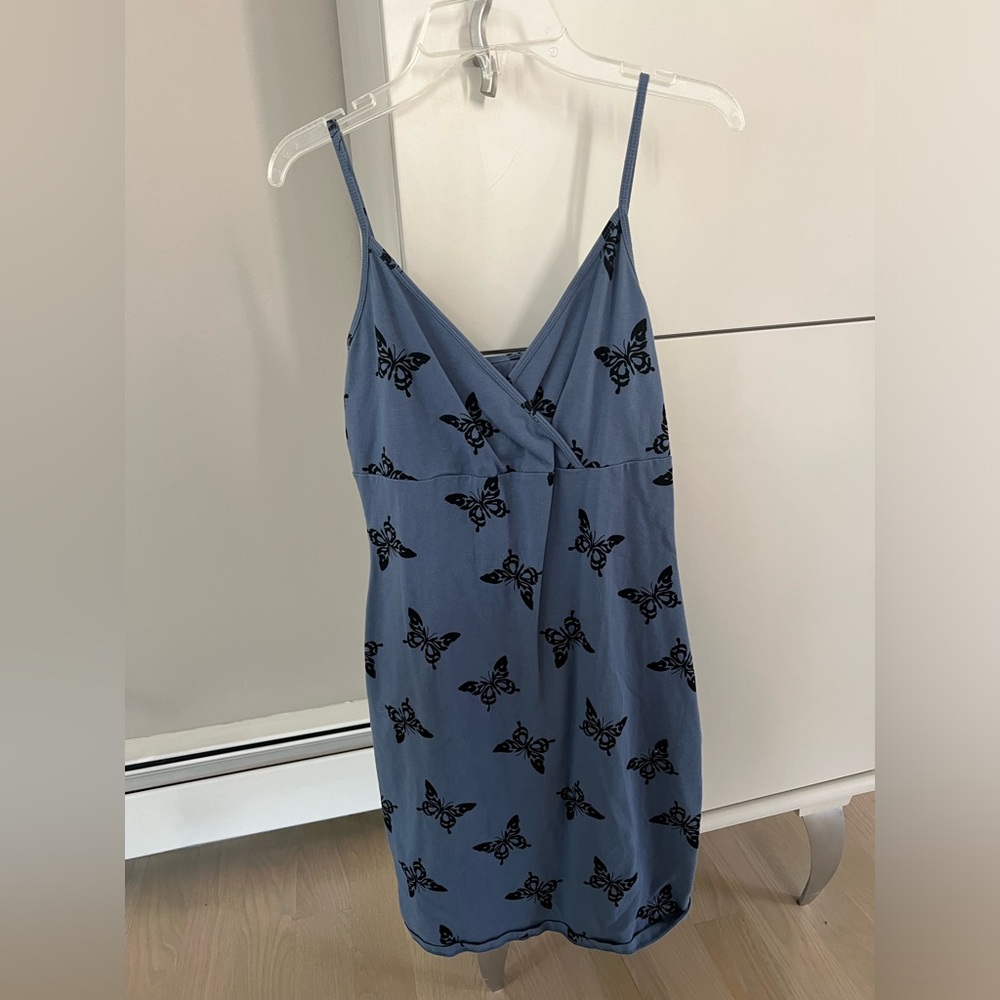 cute butterfly print dress